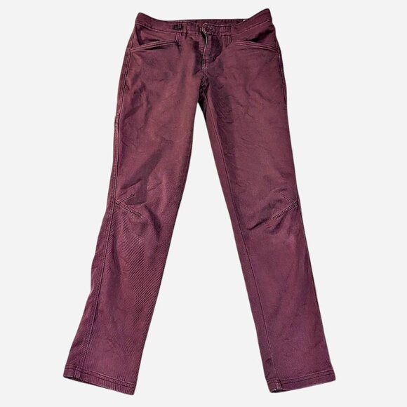 Patagonia Women's Escala Climbing Pants, Burgundy, Size 6 - Picture 3 of 6